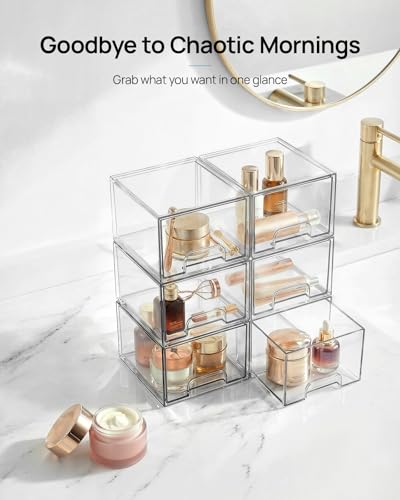 Tall Stackable Storage Drawers for Home Organization
