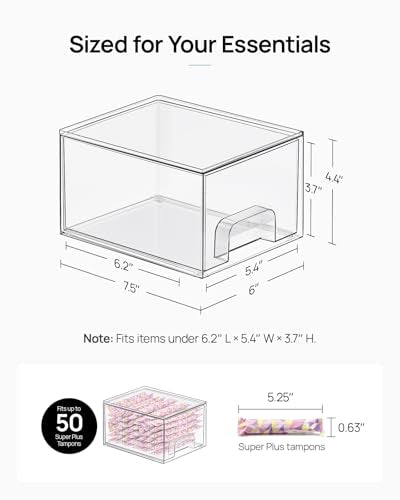 Tall Stackable Storage Drawers for Home Organization