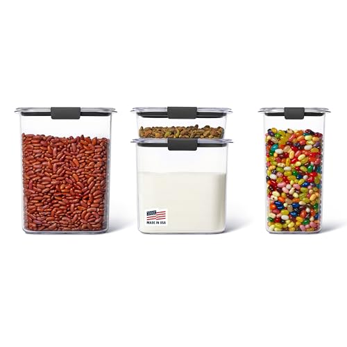 Clear Plastic Pantry Food Storage Containers