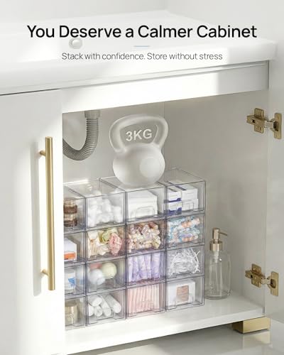 Tall Stackable Storage Drawers for Home Organization