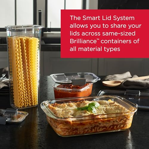 Nine Piece Leakproof Glass Food Storage Container Set in Assorted Sizes