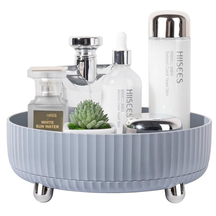 360 Degree Rotating Makeup Perfume and Skincare Organizer Tray