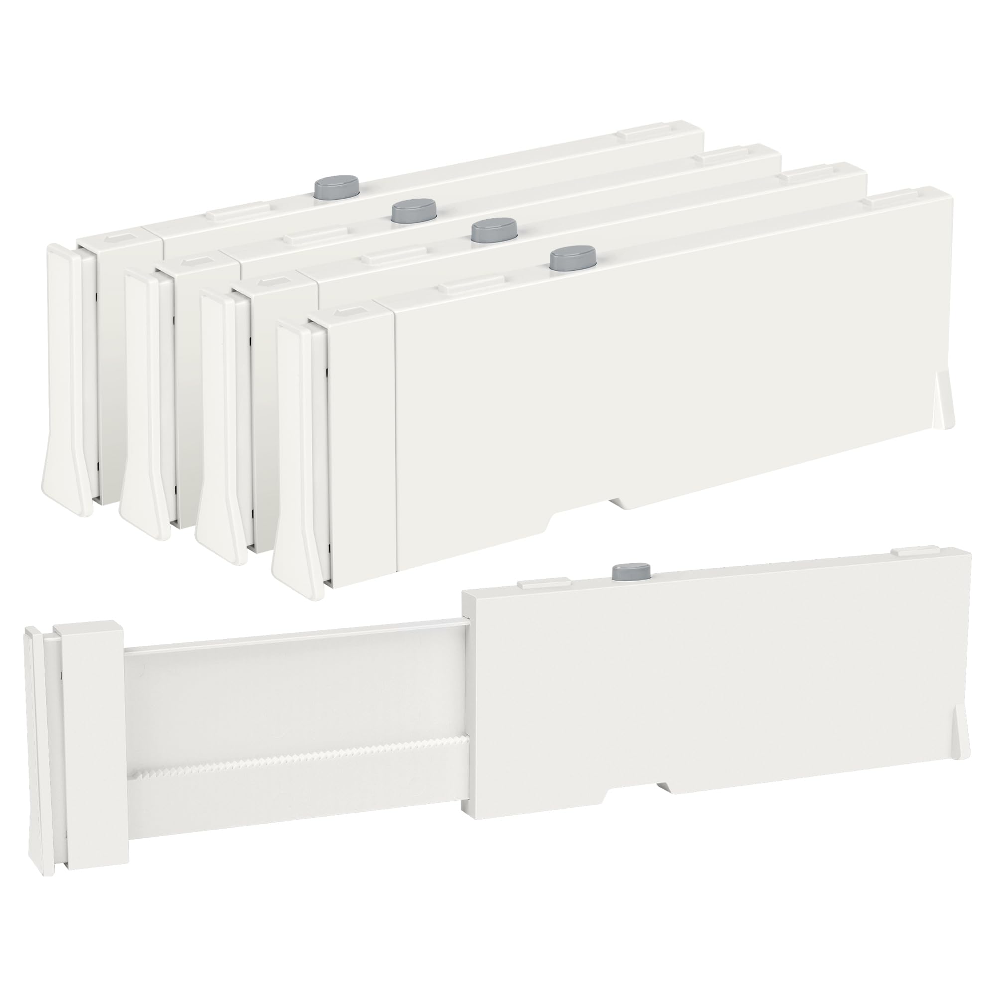 Adjustable Drawer Dividers for Clothes and Closet Organization