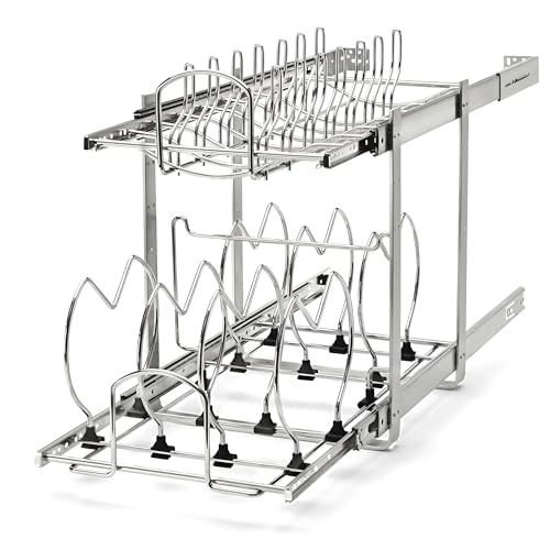 12 Inch Two Tier Cookware Organizer