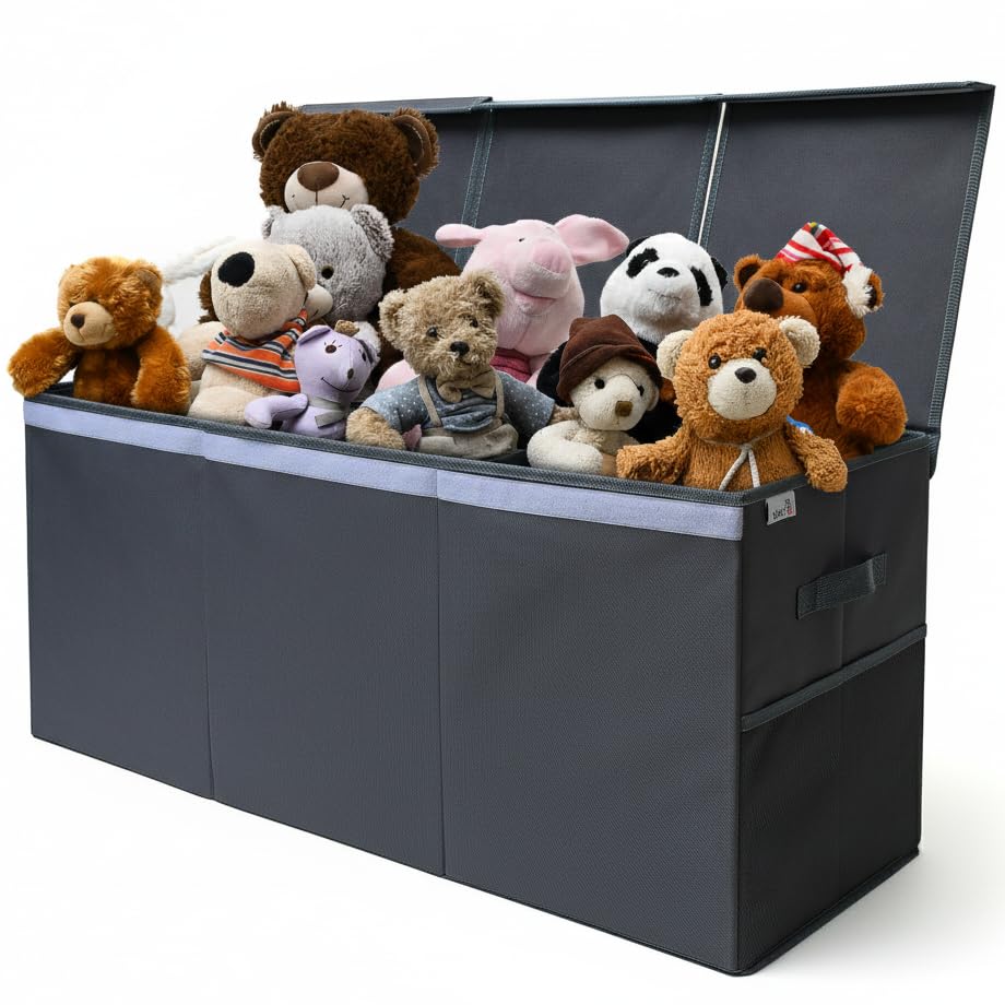 Extra Large Collapsible Toy Storage Box with Lid