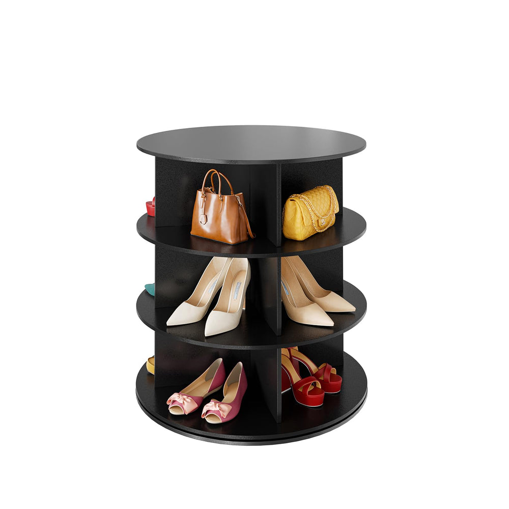 Seven Tier Rotating Shoe Rack Tower for Shoes and Handbags