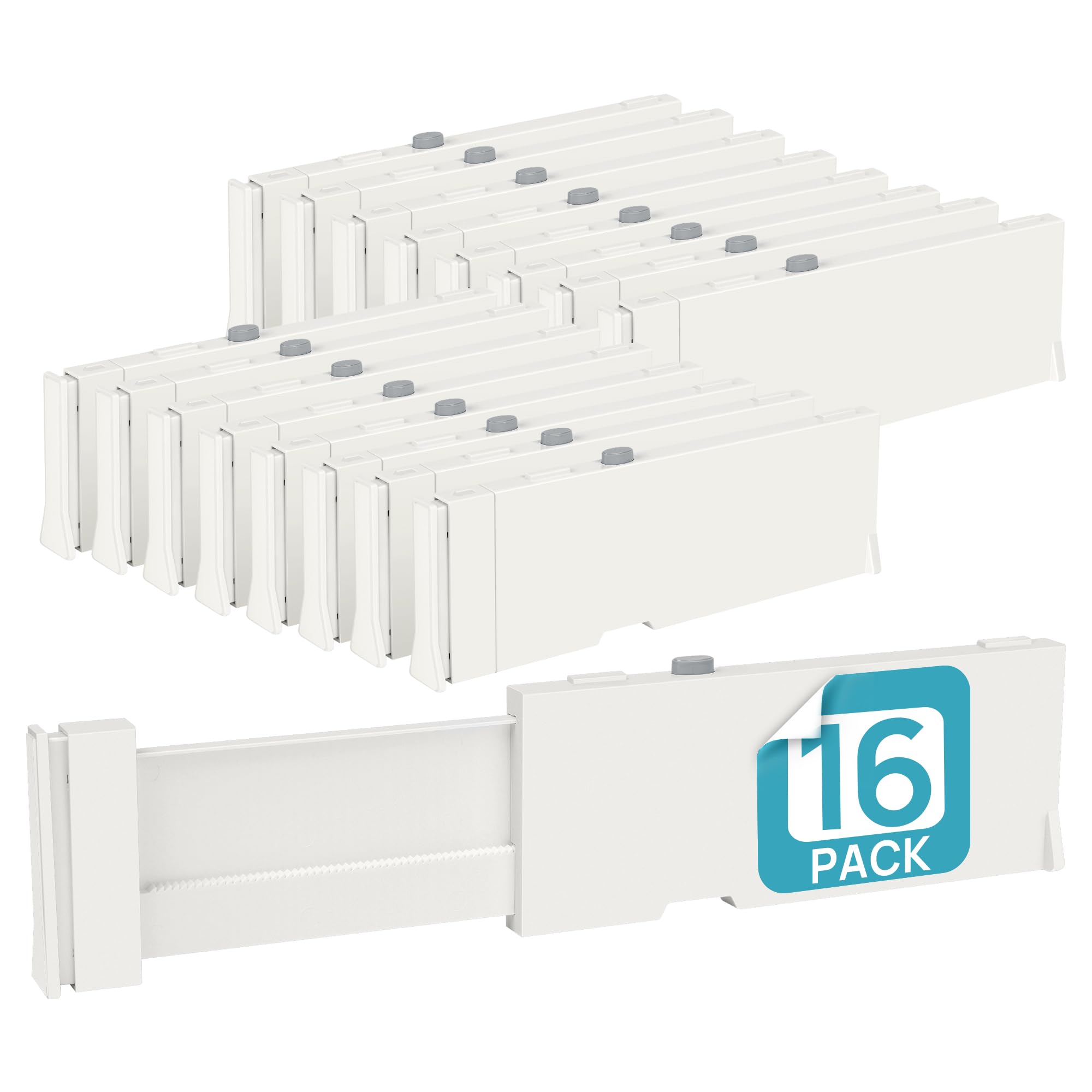 Adjustable Drawer Dividers for Clothes and Closet Organization