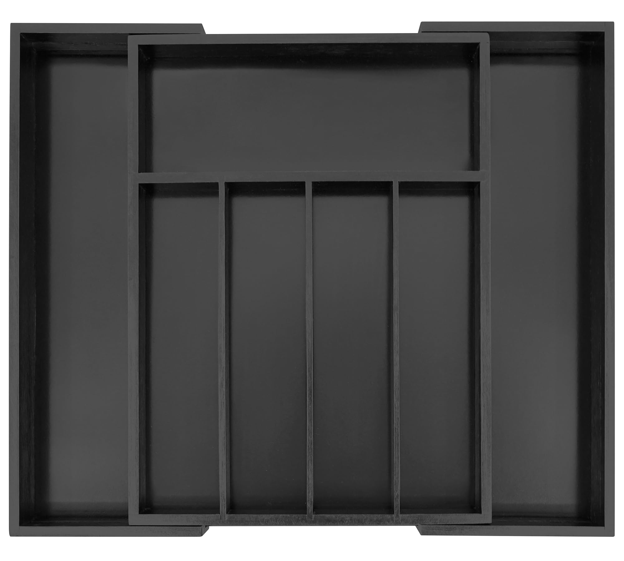 Expandable Bamboo Kitchen Drawer Organizer for Utensils and Cutlery