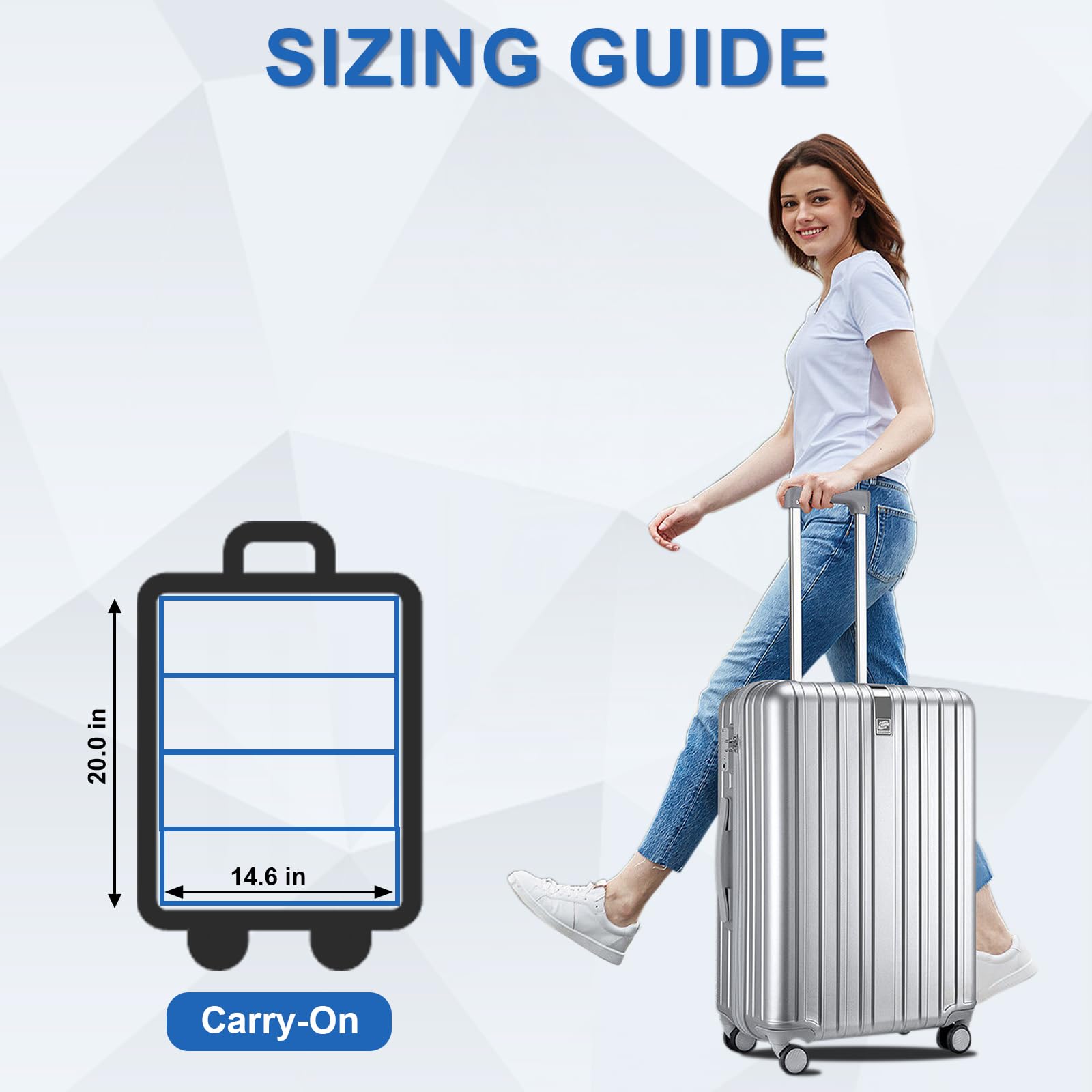 Collapsible Hanging Suitcase Organizer with Portable Travel Shelves
