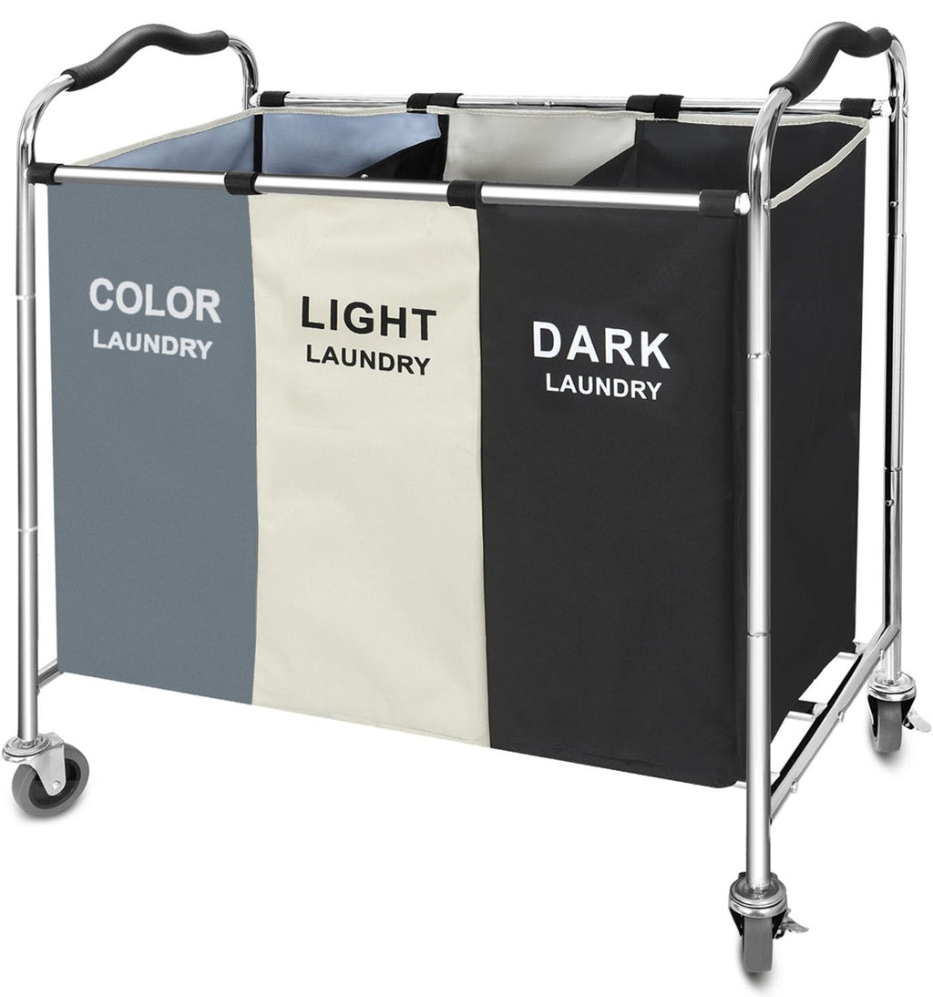 Large Waterproof Collapsible Laundry Basket with Handles