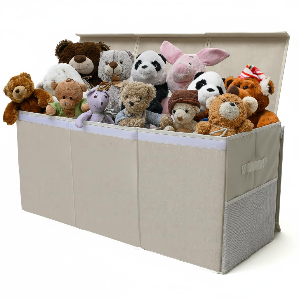 Extra Large Collapsible Toy Storage Box with Lid