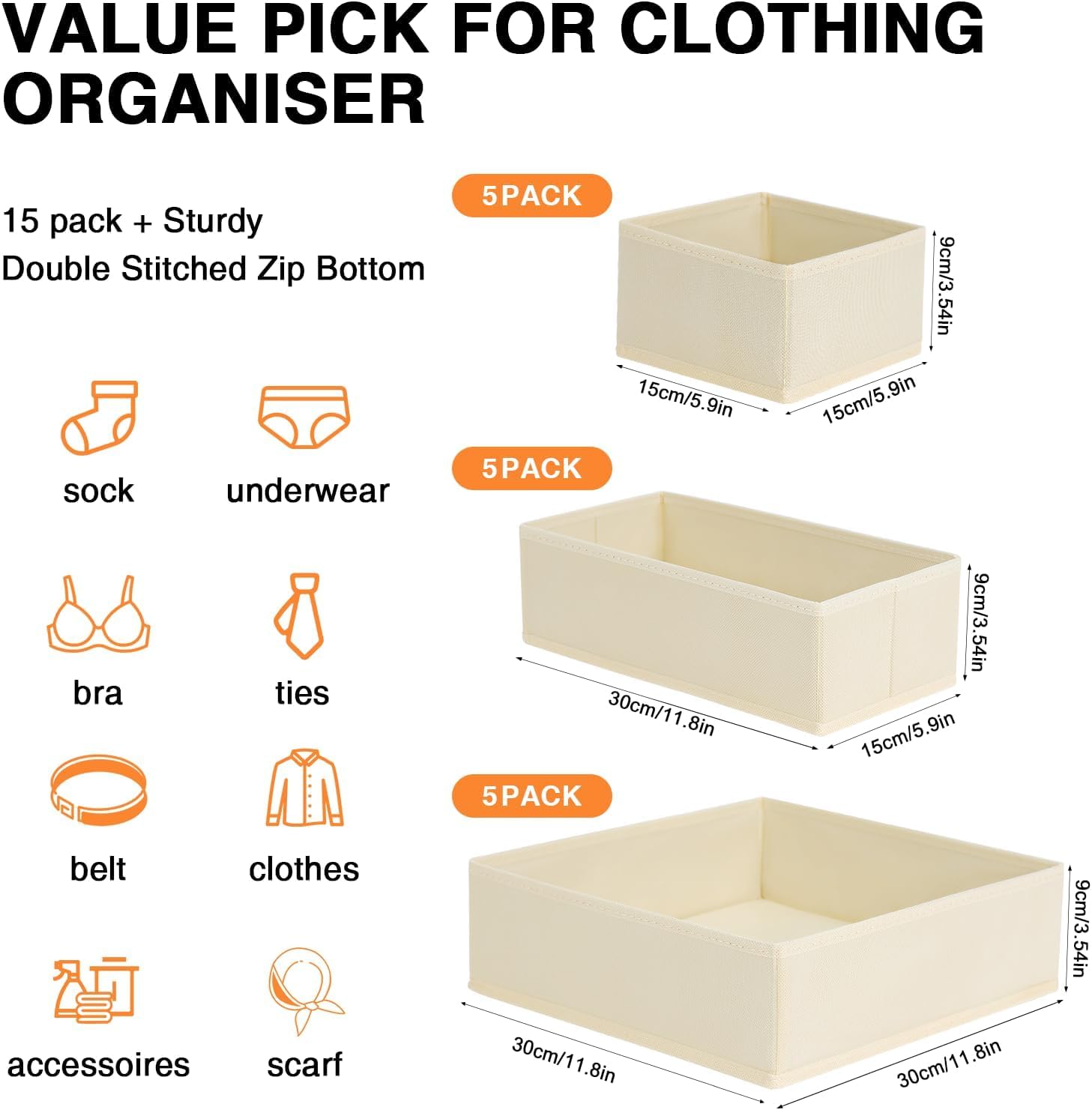 Drawer Storage Organizers