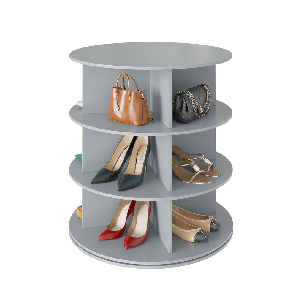 Seven Tier Rotating Shoe Rack Tower for Shoes and Handbags