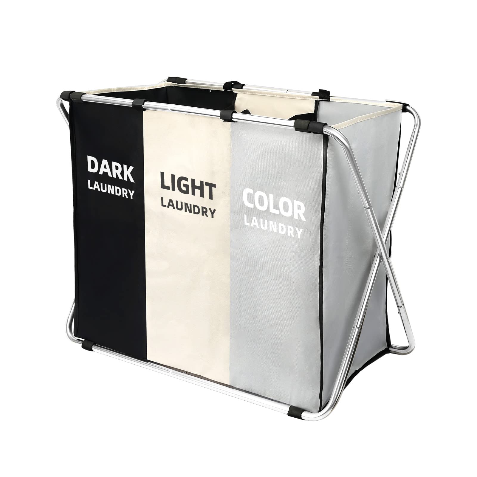 Large Waterproof Collapsible Laundry Basket with Handles