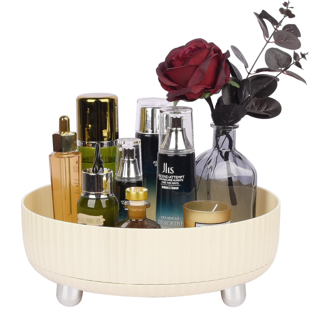 360 Degree Rotating Makeup Perfume and Skincare Organizer Tray