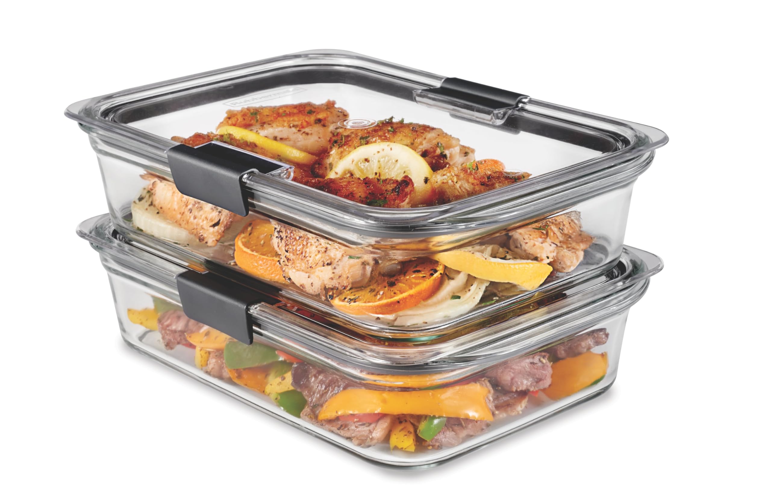 Nine Piece Leakproof Glass Food Storage Container Set in Assorted Sizes