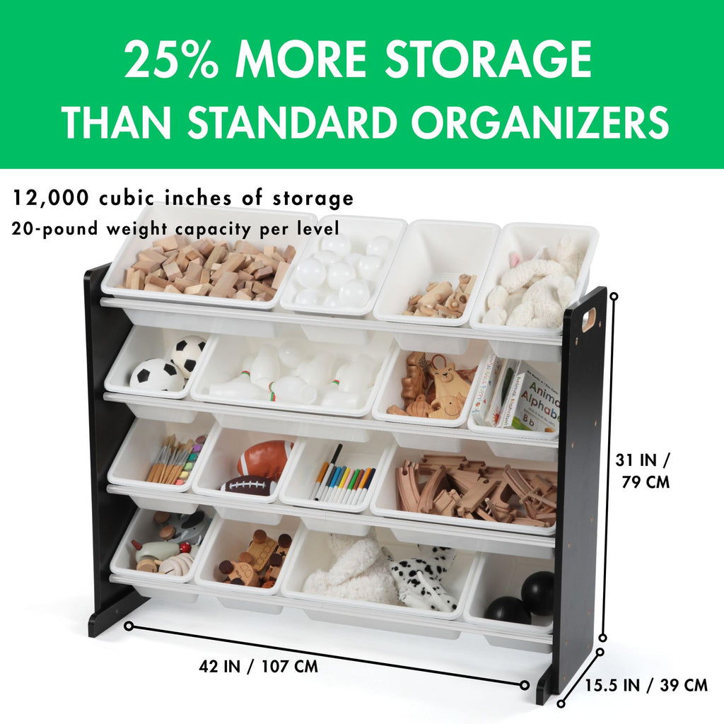 Extra Large Toy Organizer with Sixteen Storage Bins