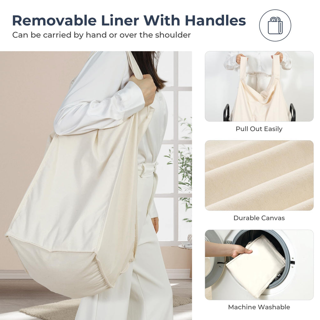 Laundry Hamper with Removable Laundry Bag