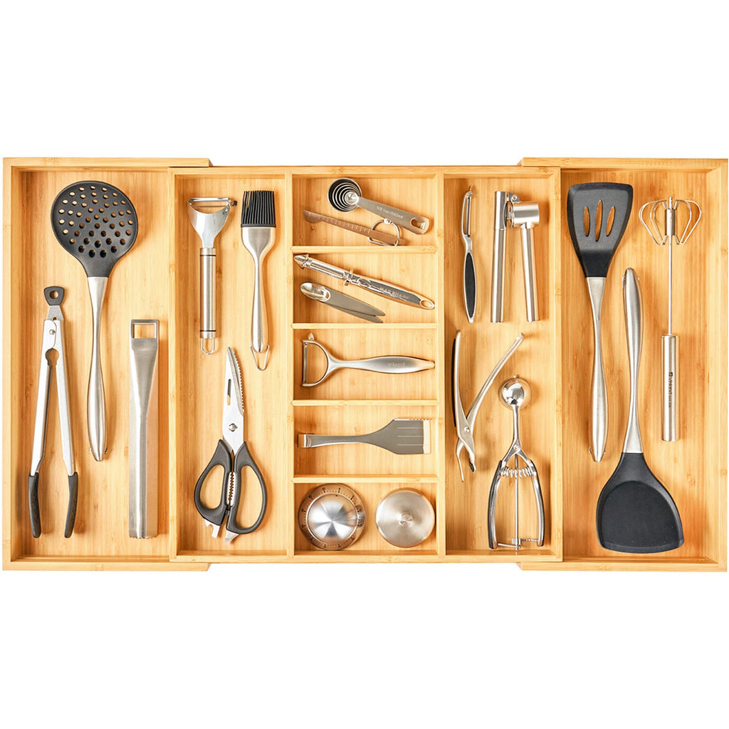 Extra Large Expandable Kitchen Drawer Organizer