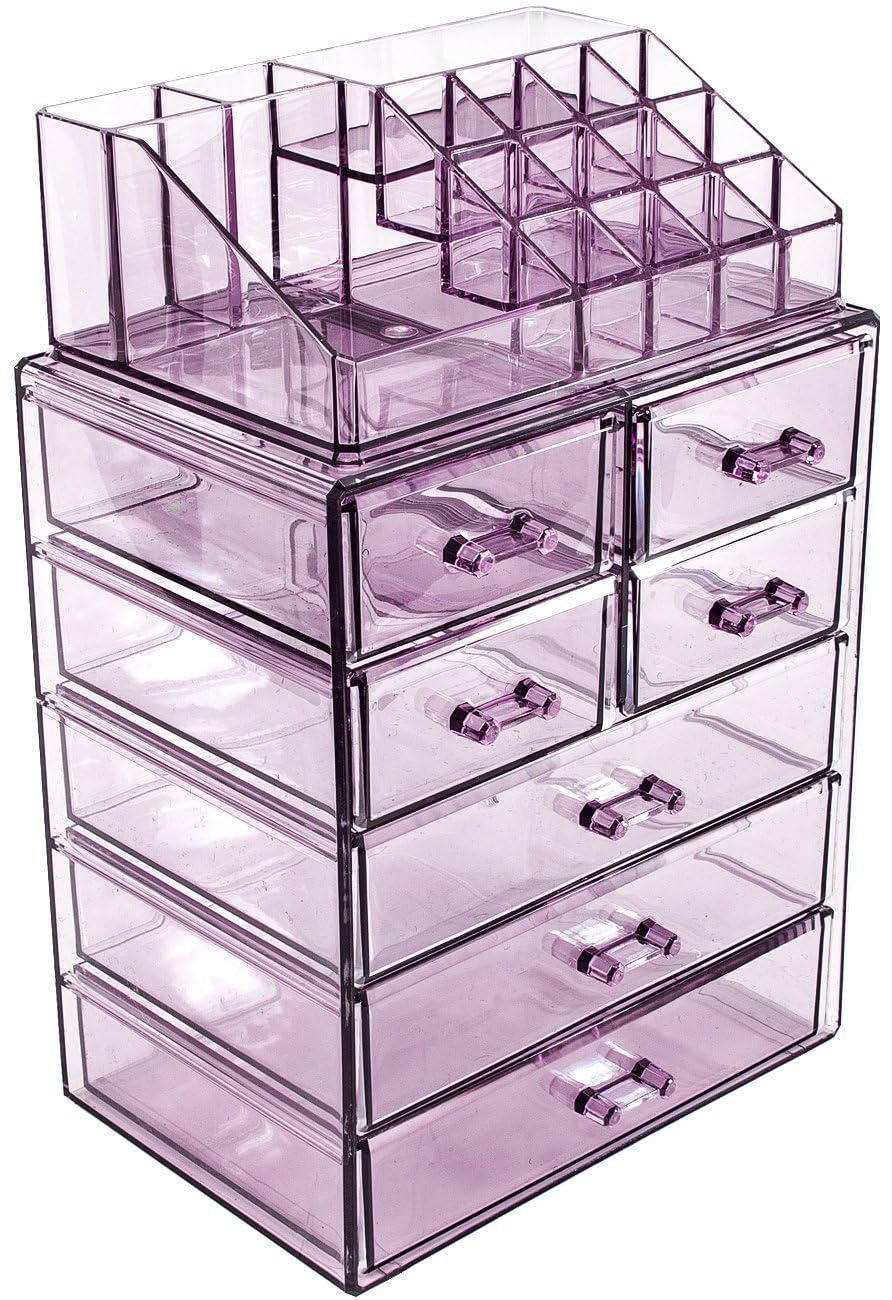 Spacious Acrylic Makeup Jewelry and Cosmetics Storage Case