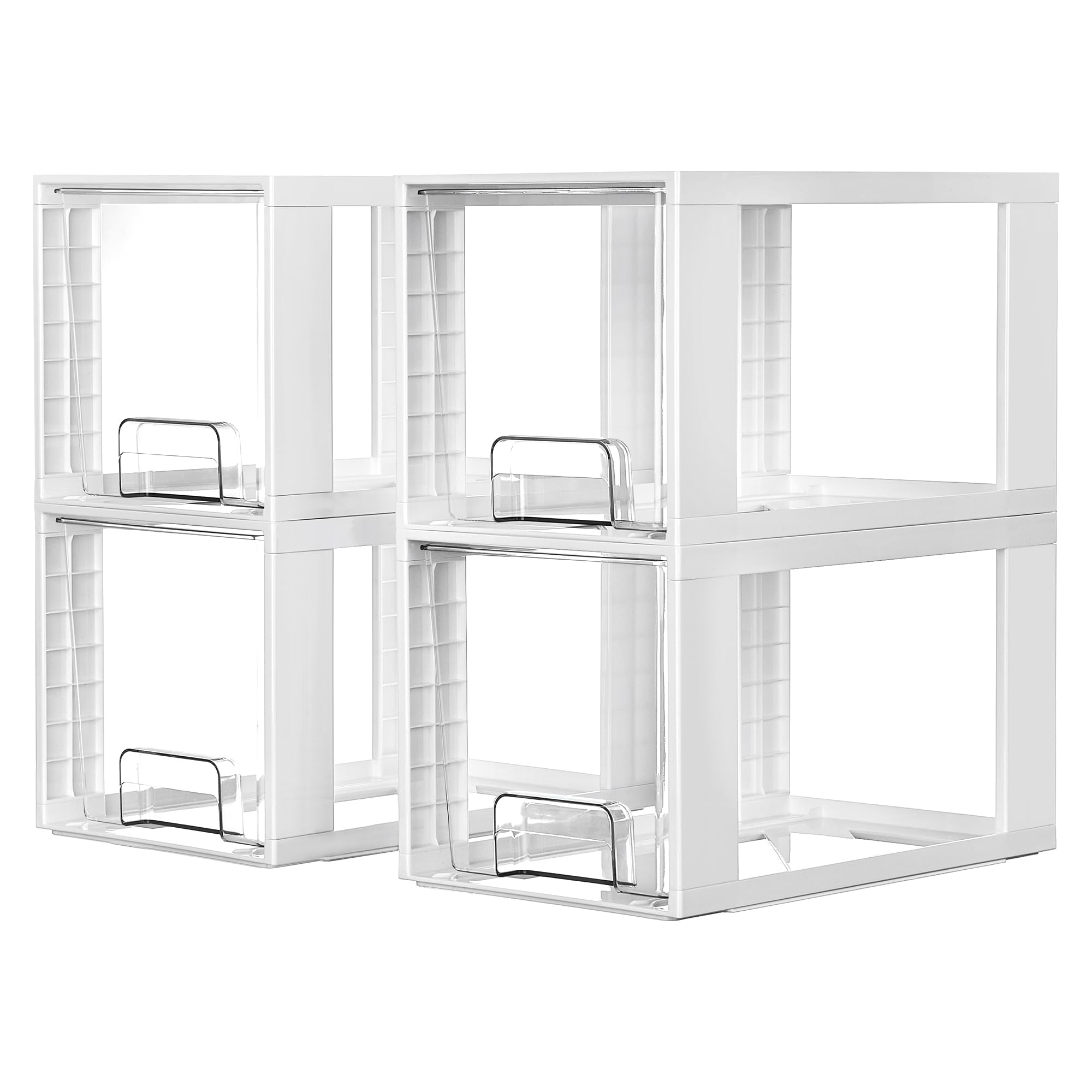 Large Stackable Storage Drawers for Home Organization