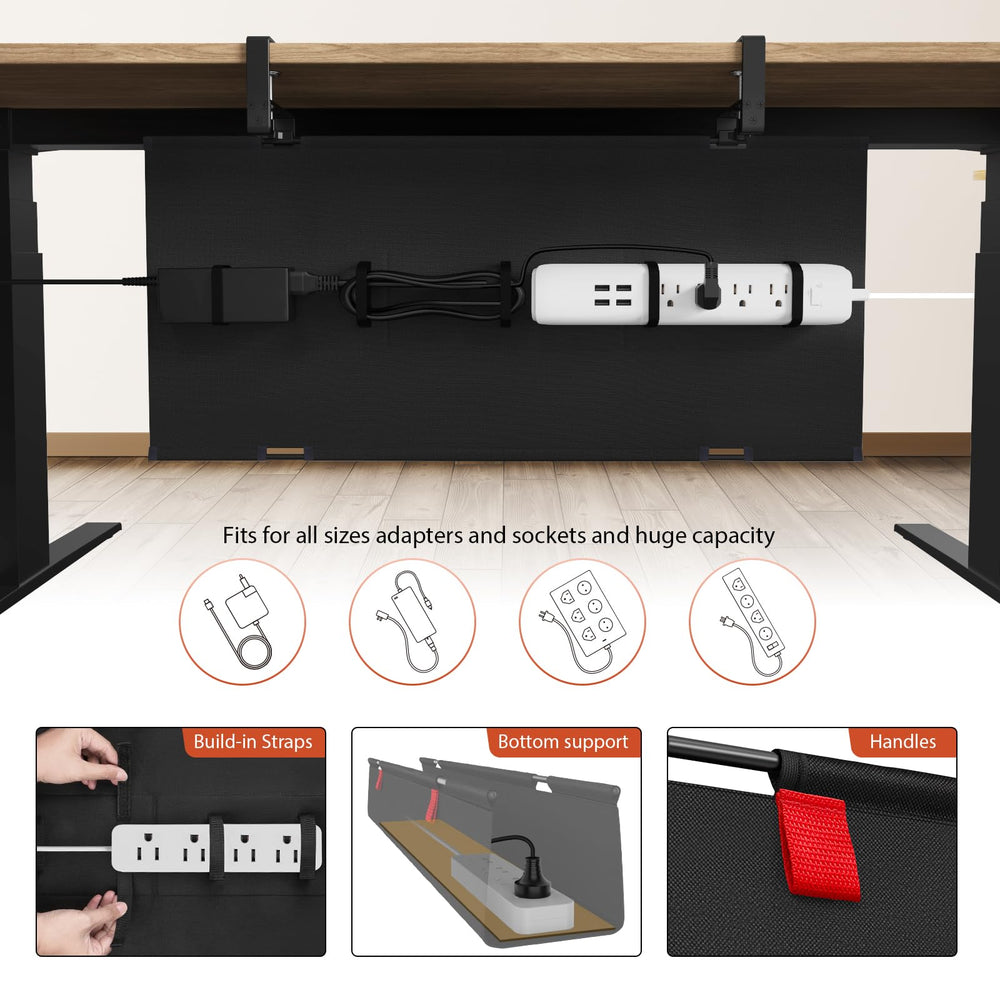Under Desk Cable Management Tray