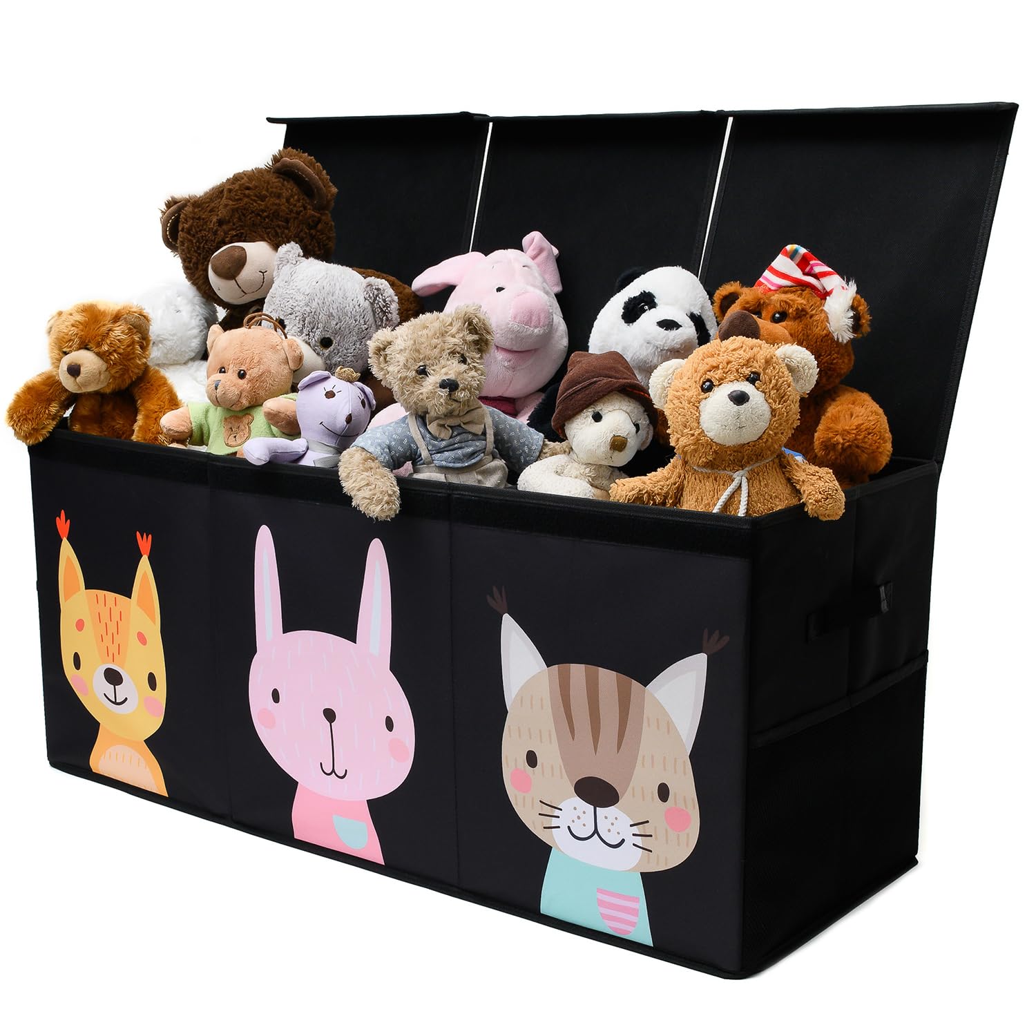Extra Large Collapsible Toy Storage Box with Lid