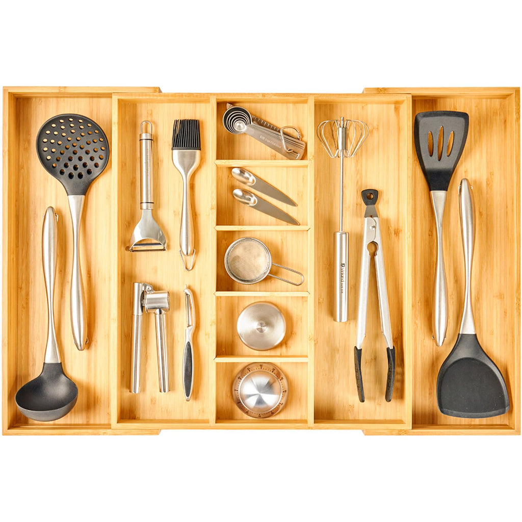 Extra Large Expandable Kitchen Drawer Organizer