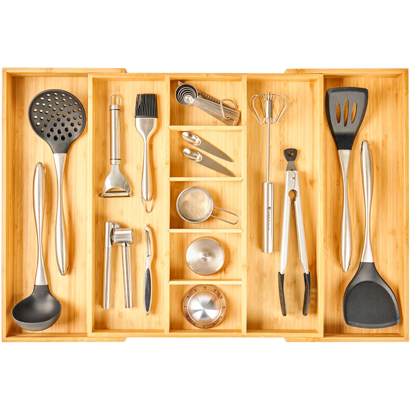 Extra Large Expandable Kitchen Drawer Organizer