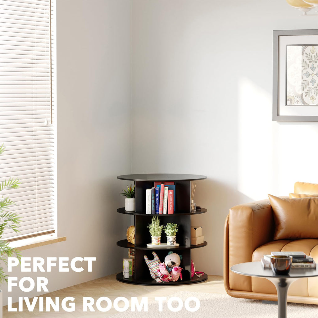Seven Tier Rotating Shoe Rack Tower for Shoes and Handbags