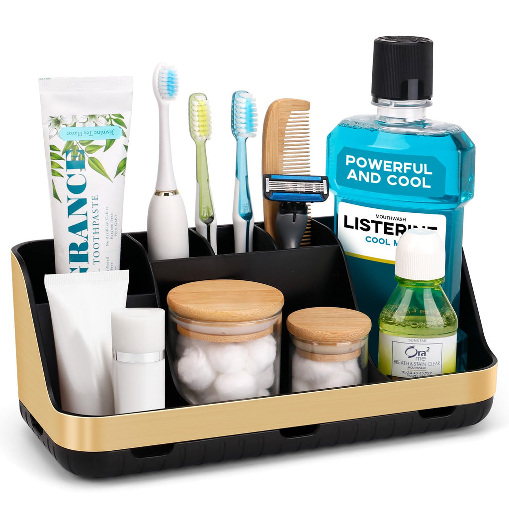 Seven Slot Kids Electric Toothbrush and Toothpaste Organizer