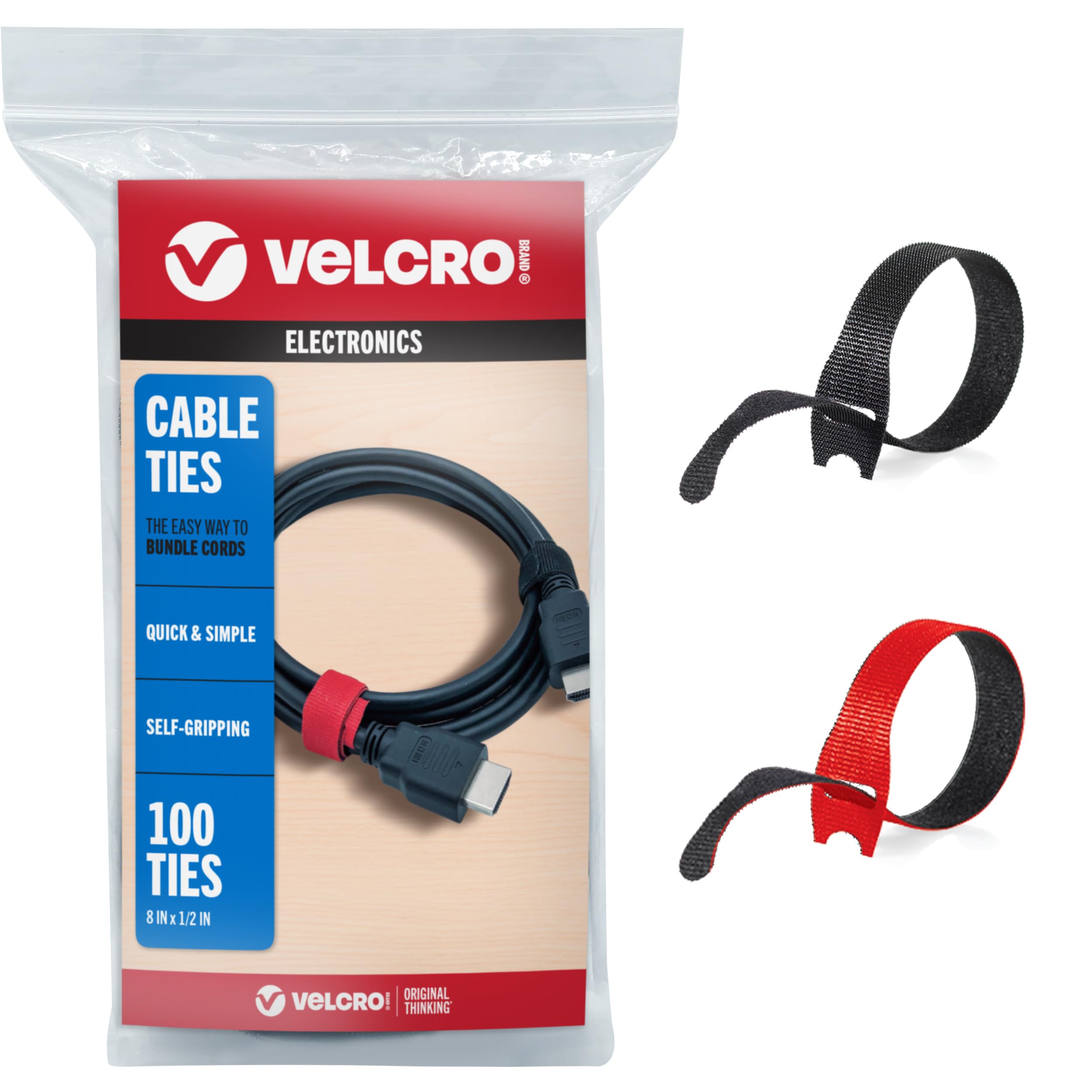 Cable Ties and Cord Organizer for Home and Office