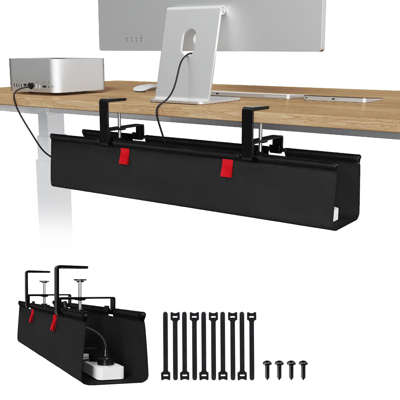 Under Desk Cable Management Tray