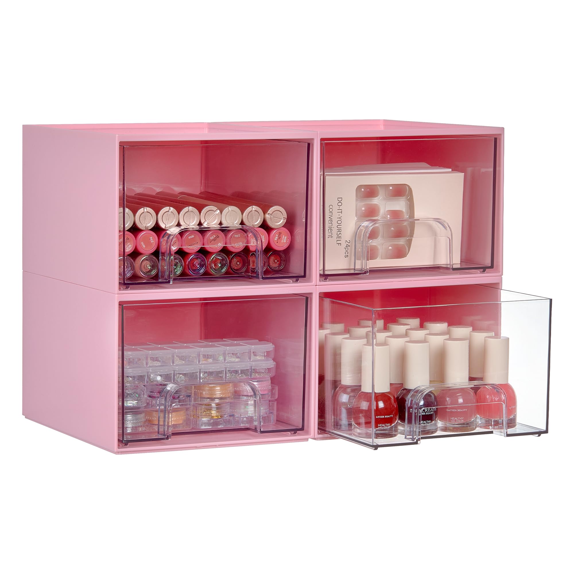 Tall Stackable Storage Drawers for Home Organization
