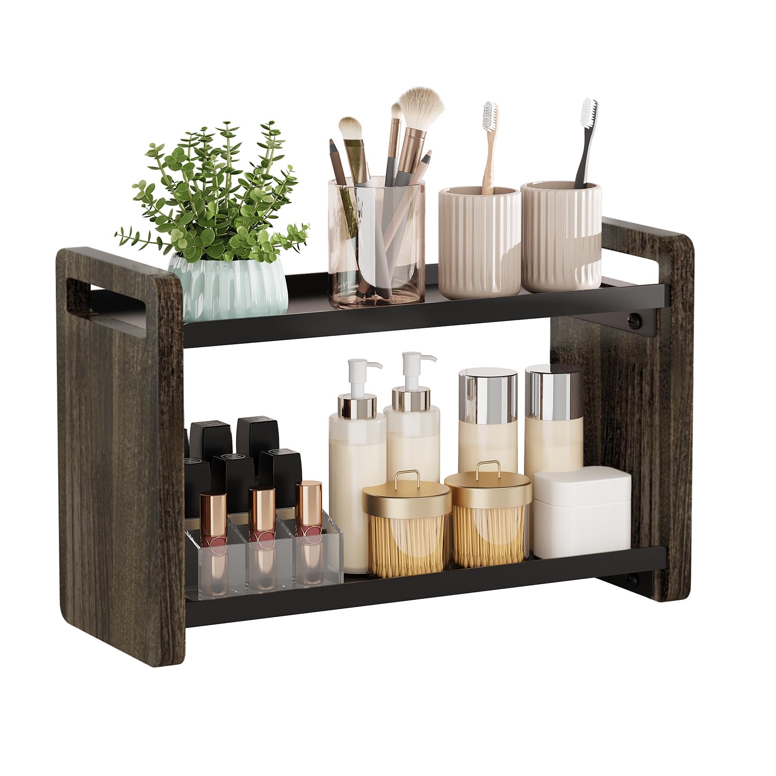 Bathroom Countertop Under Sink and Cabinet Spice Rack Organizer