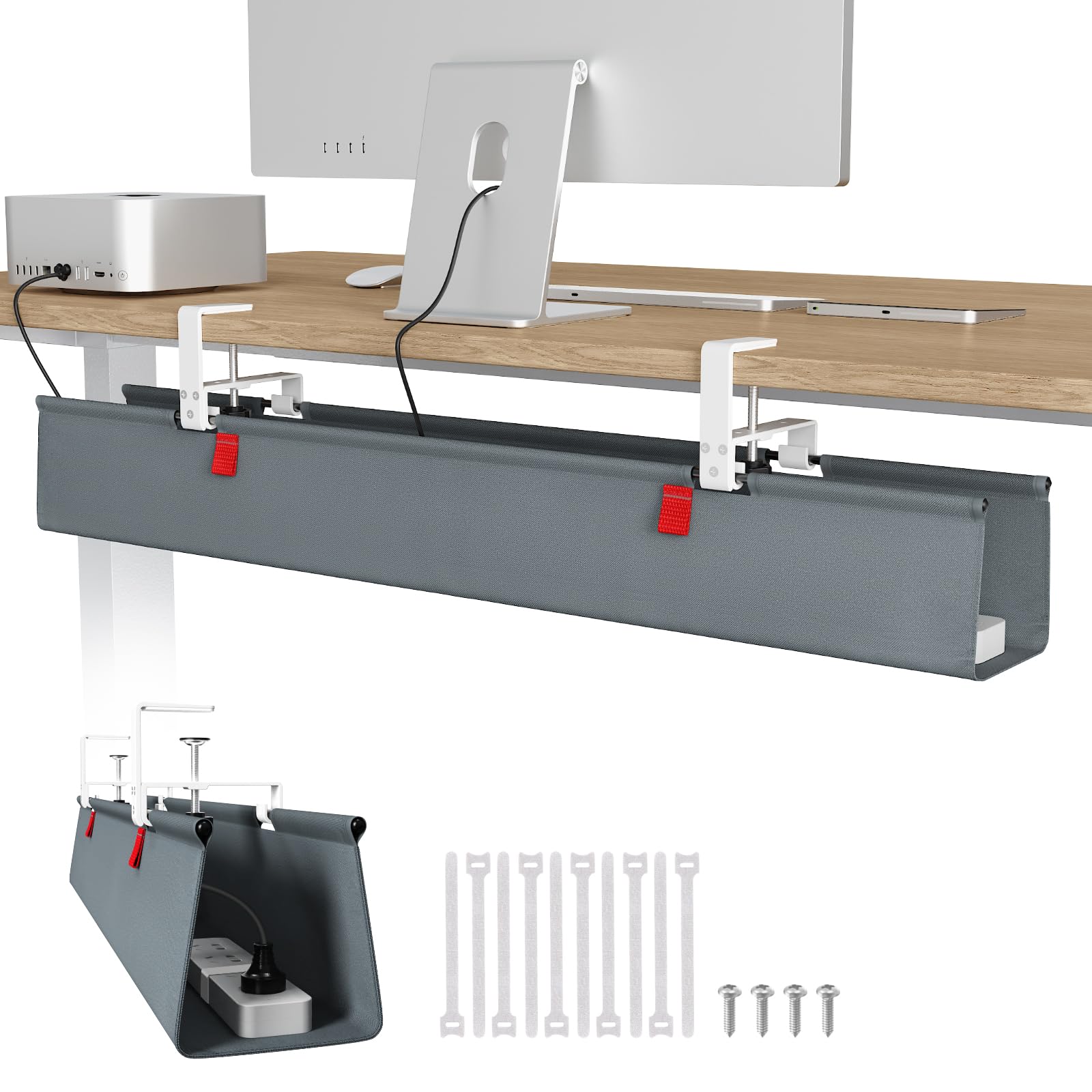 Under Desk Cable Management Tray