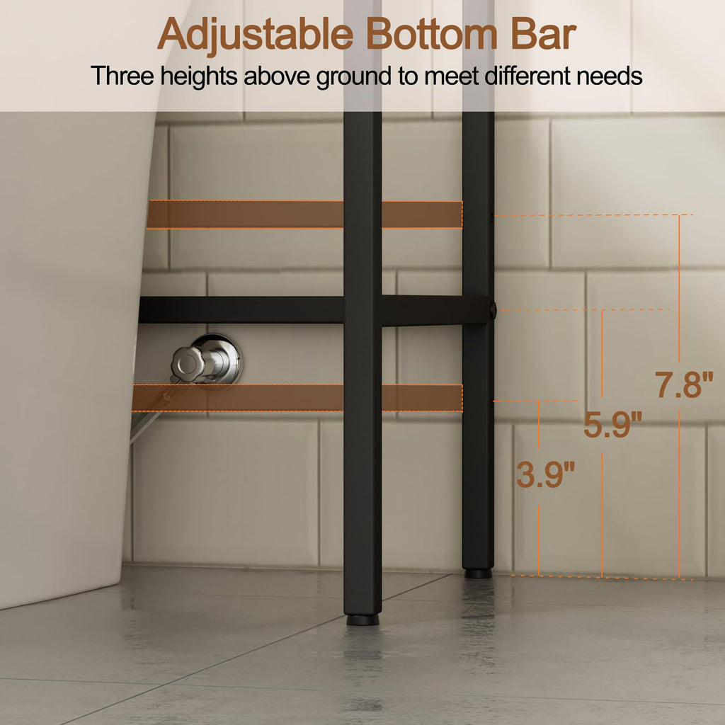 Space Saving Over The Toilet Bathroom Storage Organizer
