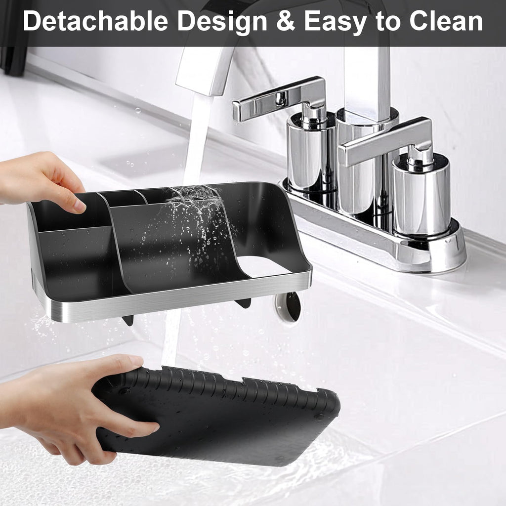 Seven Slot Kids Electric Toothbrush and Toothpaste Organizer