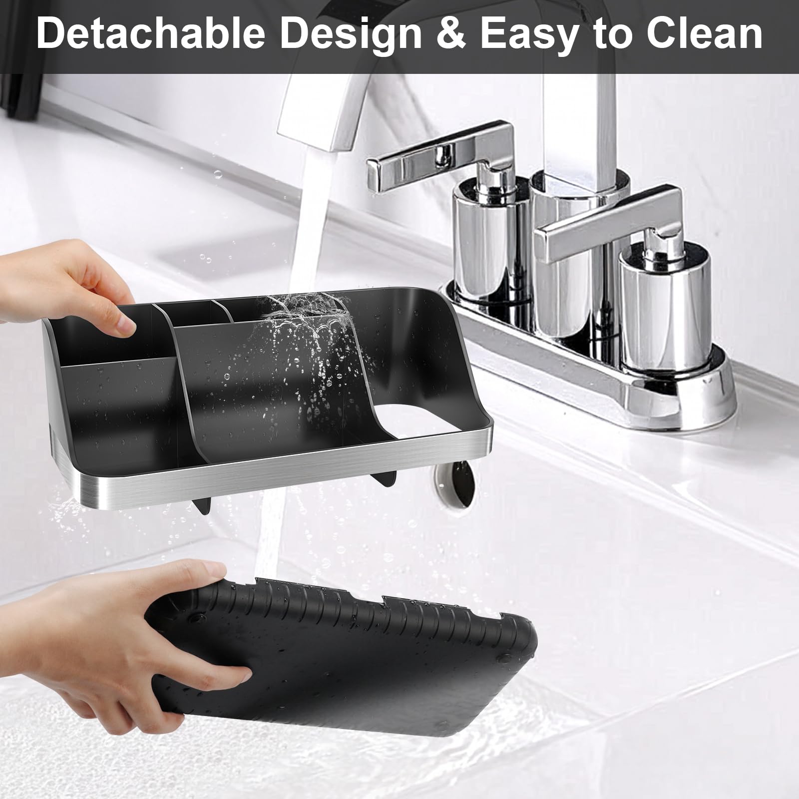 Seven Slot Kids Electric Toothbrush and Toothpaste Organizer