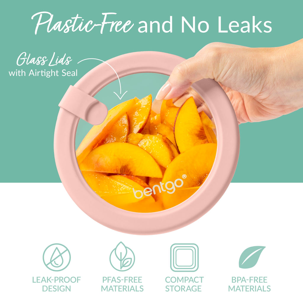 Twelve Piece Leakproof Glass Food Storage Containers with Airtight Lids