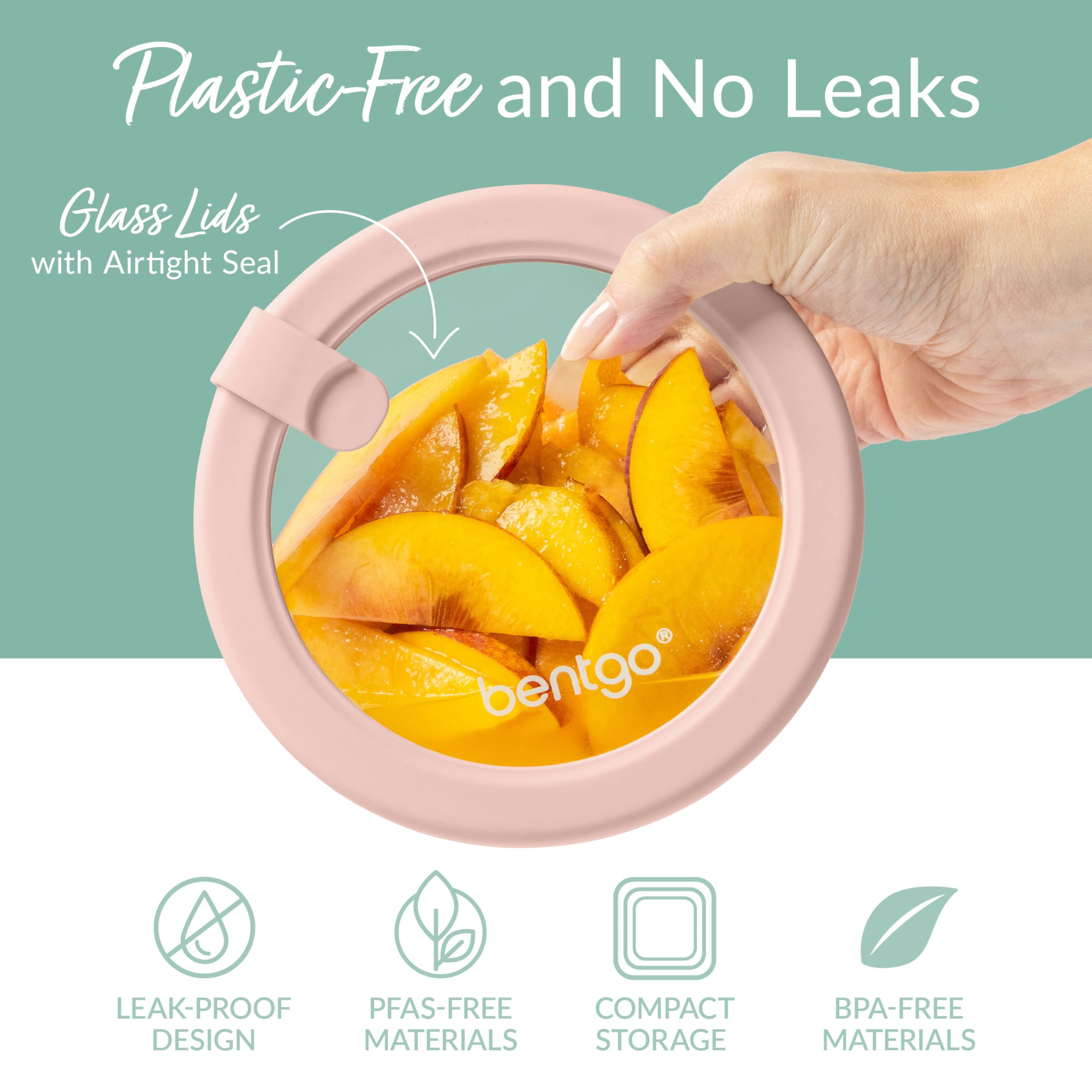 Twelve Piece Leakproof Glass Food Storage Containers with Airtight Lids