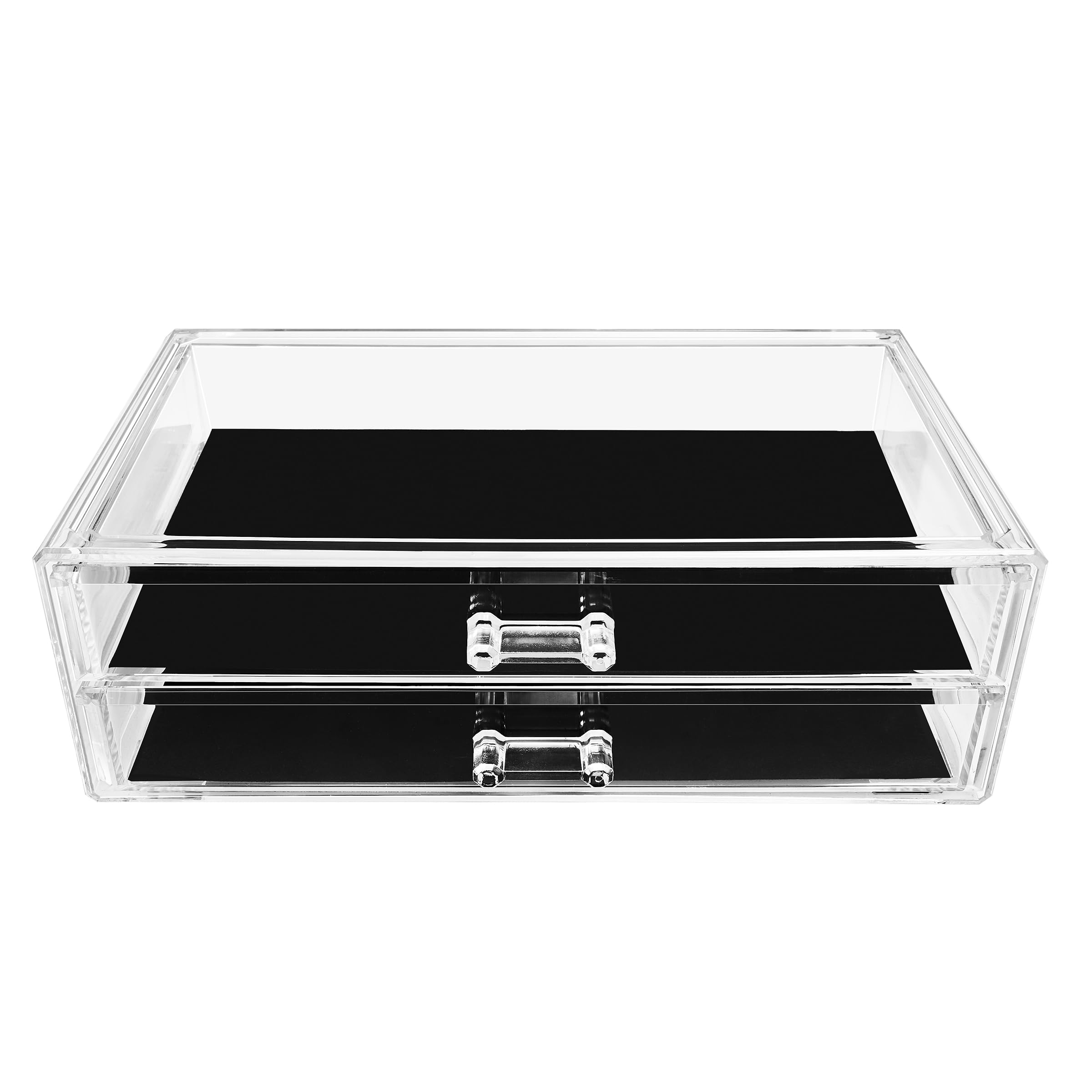Large Clear Detachable Makeup and Jewelry Organizer for Vanity