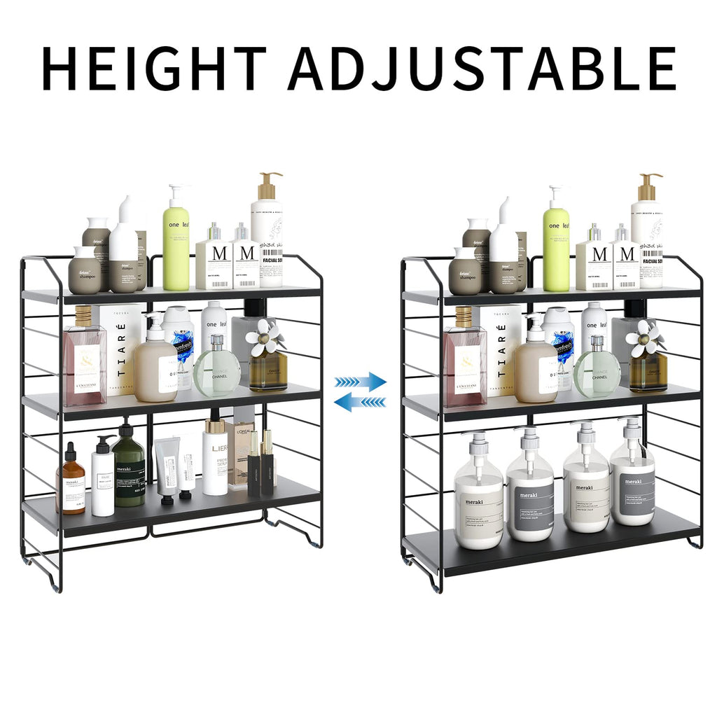 Bathroom Countertop Organizer Rack for Cosmetics and Kitchen Spices