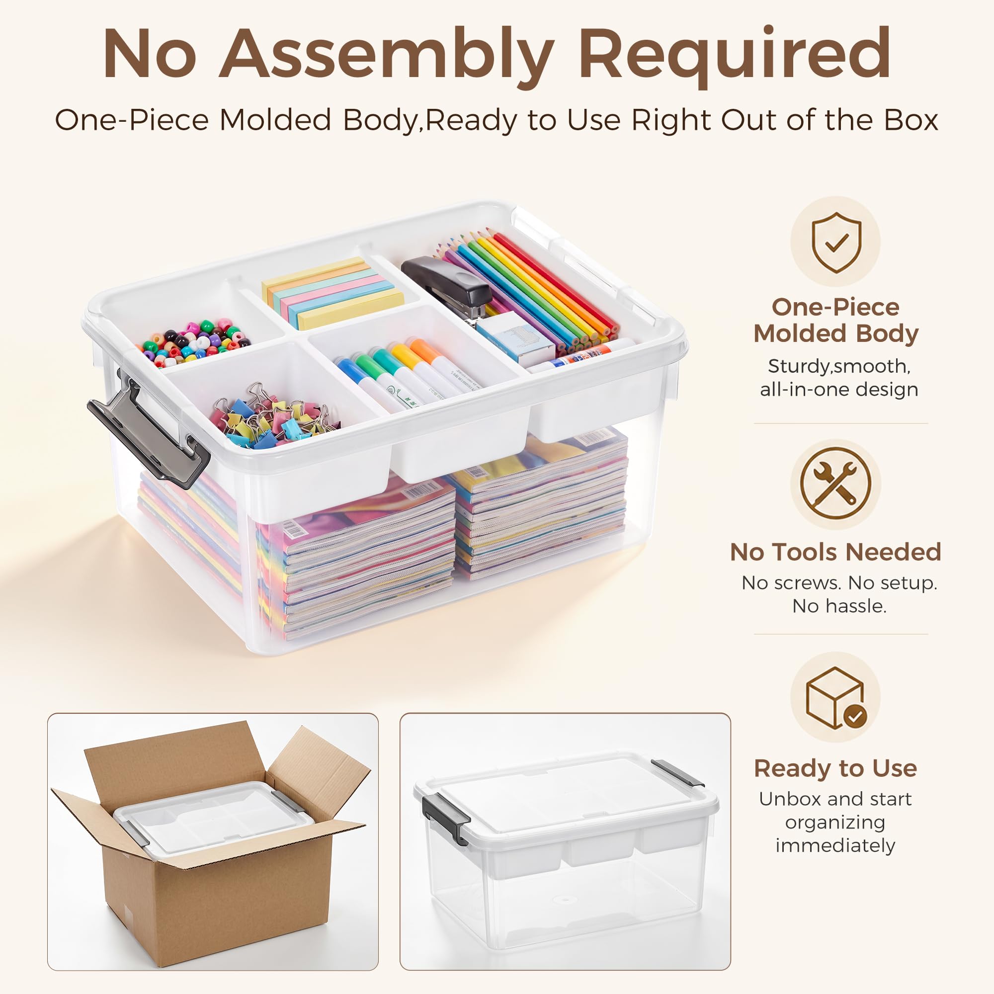 Craft Organizer and Toy Storage Box