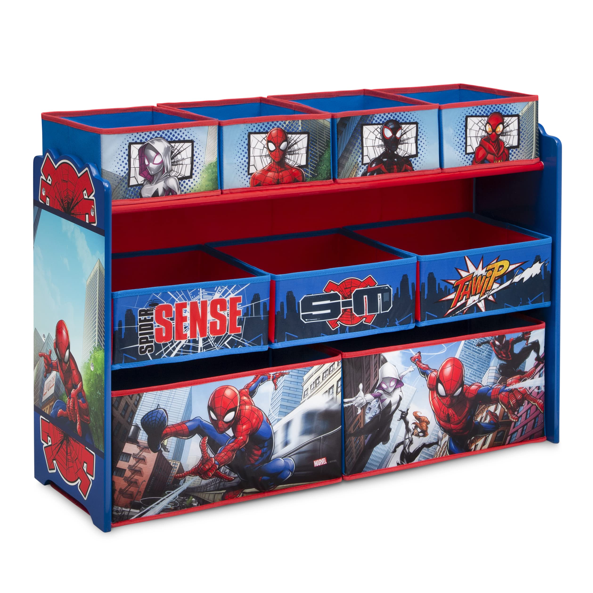 Multi Bin Toy Organizer with Removable Storage Bins