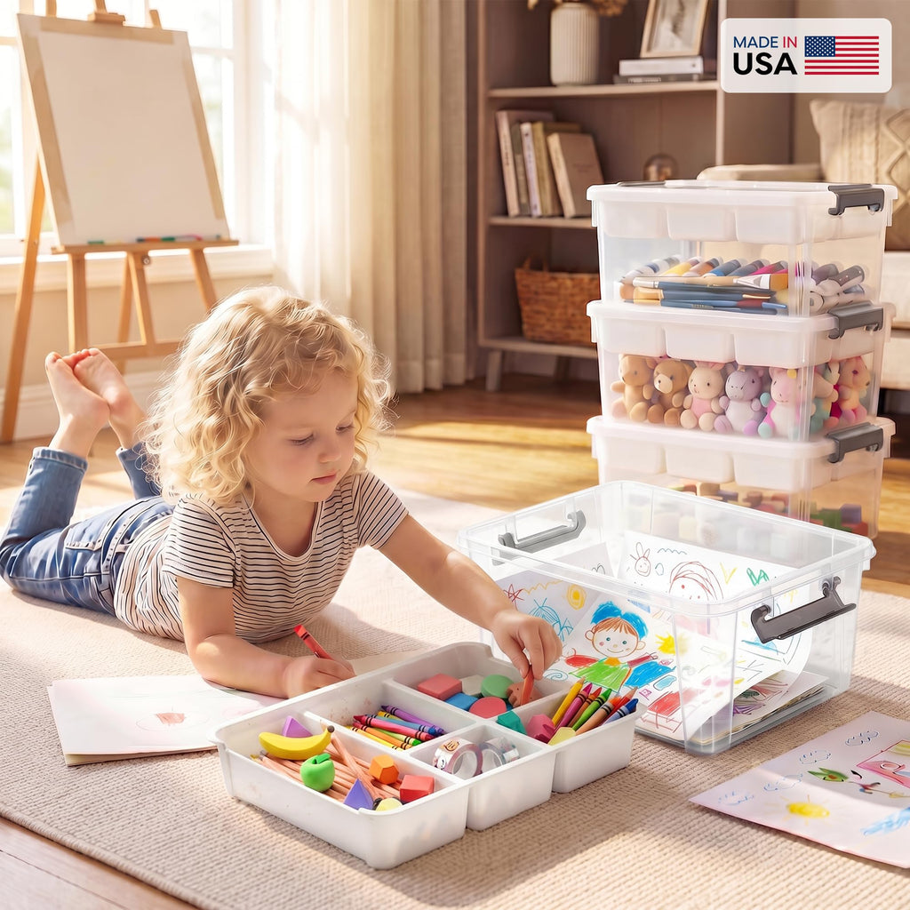 Craft Organizer and Toy Storage Box