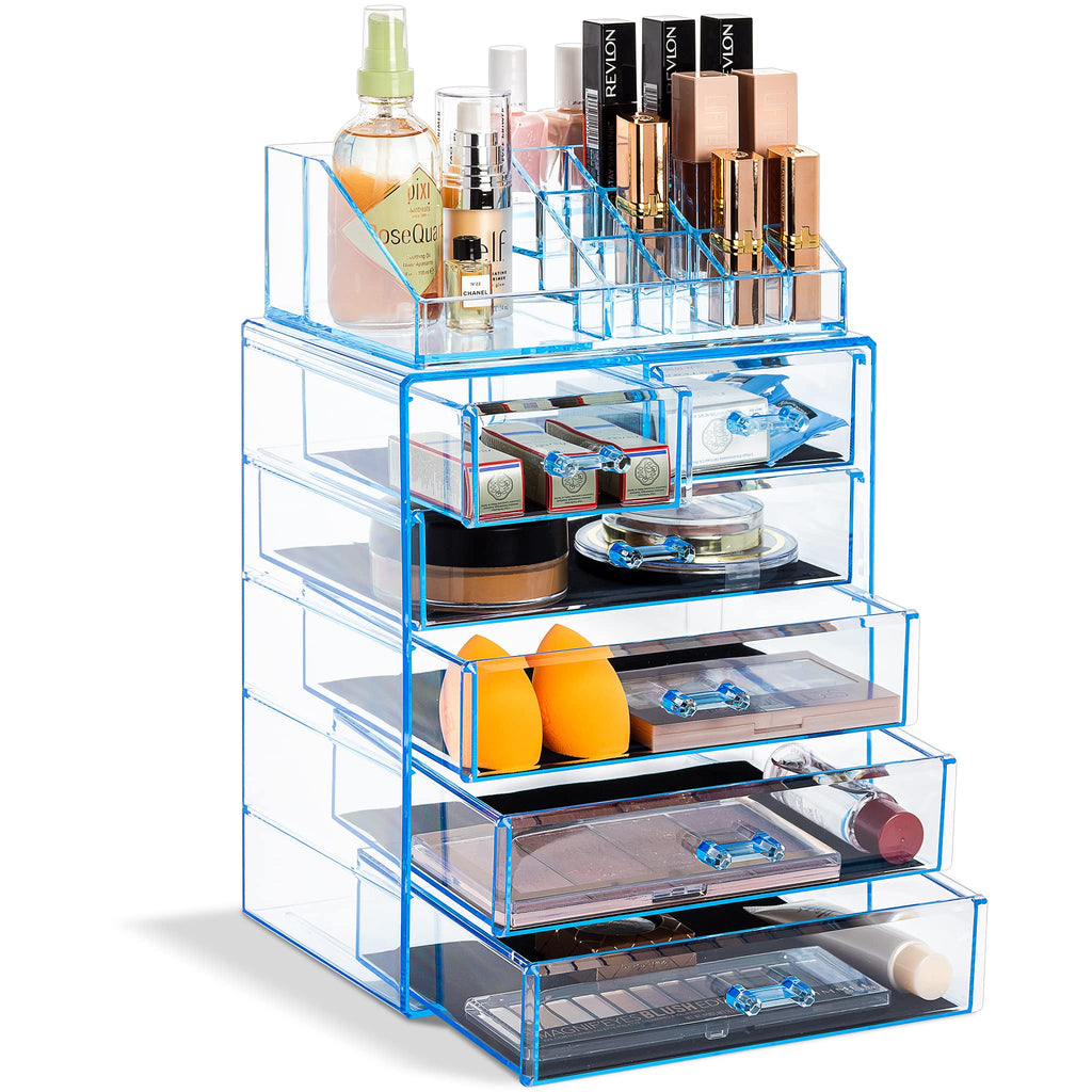 Spacious Acrylic Makeup Jewelry and Cosmetics Storage Case
