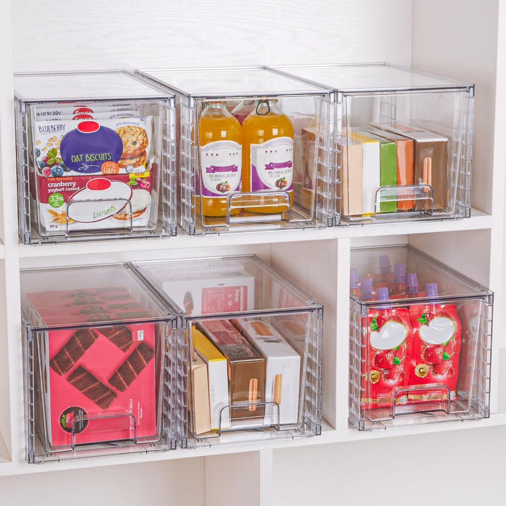 Large Stackable Storage Drawers for Home Organization