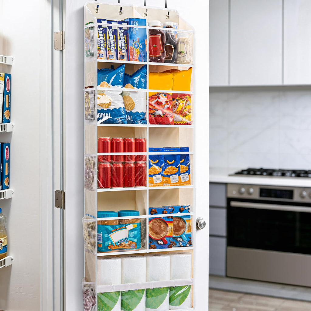 Five Shelf Over Door Hanging Organizer with Large Storage Pockets
