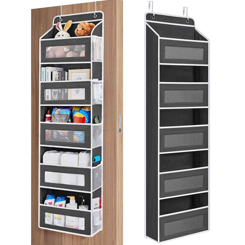 Five Shelf Over Door Hanging Organizer with Large Storage Pockets